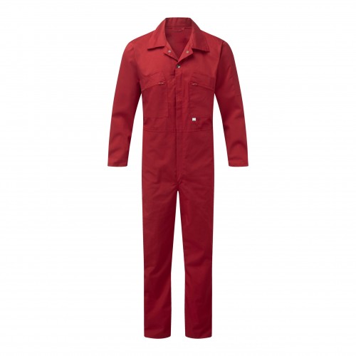 Fort Zipped Boilersuit 245gsm | Red 
