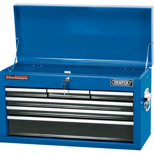6 Drawer Narrow Tool Chest 24" - Blue