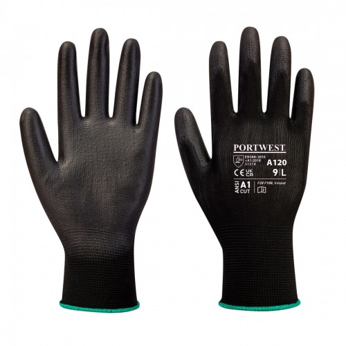 PU Palm Glove Black XL 