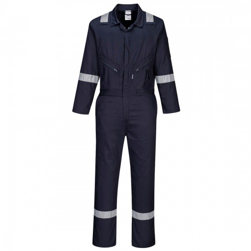 C814N - Iona Cotton Coverall - Navy - 4XL