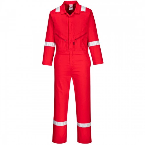 C814RE - Iona Cotton Coverall - Red - Large