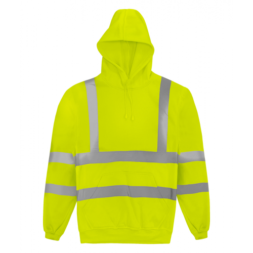 B304 - Hi-Vis Hooded Sweatshirt | Yellow