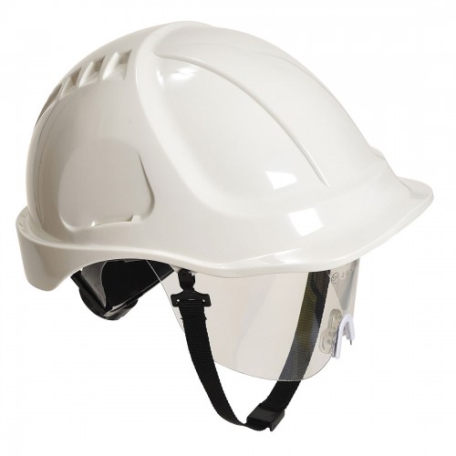 Endurance Plus Visor Helmet - White