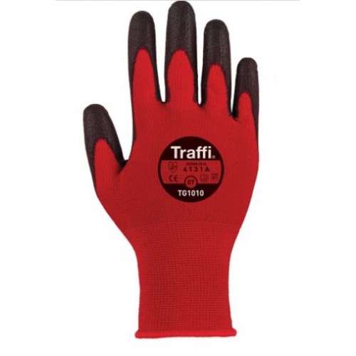 TraffiGlove Classic 1 Red Gloves