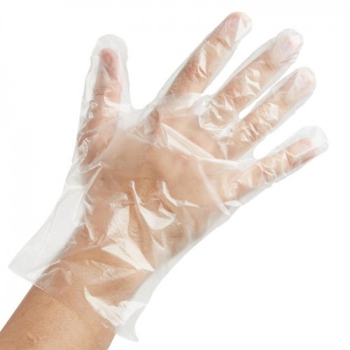 GPL - Polythene Gloves, 100 Pack, Large
