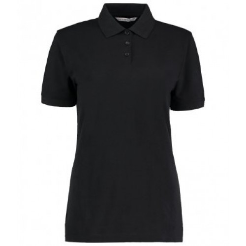 Ladies Classic Piqué Polo Shirt  -  BLACK