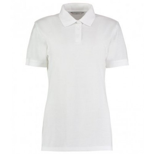 Ladies Classic Piqué Polo Shirt  -  WHITE