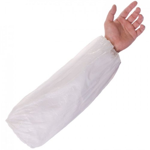 White Disposable Sleeves, 100 (50 pair)