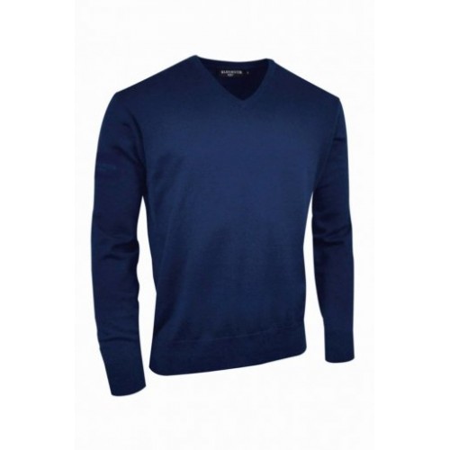 GM022 - Glenmuir Cotton V Neck Sweater | NAVY 