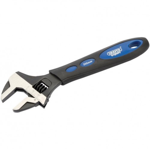 Expert 200mm Soft Grip Crescent-Type Wrench