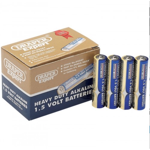 Trade Pack of 24 AAA-Size Heavy Duty Alkaline Batteries