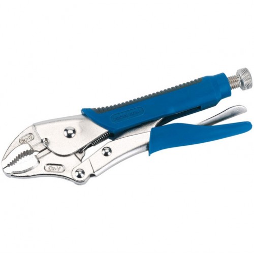 Expert 185mm Soft Grip Curved Jaw Self Grip Pliers