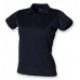 Womens Coolplus Polo Shirt | BLACK / NAVY