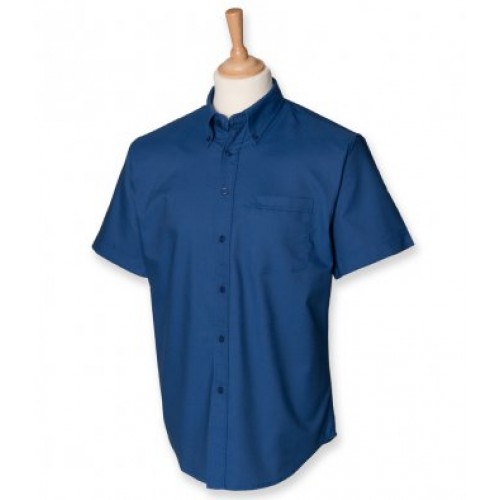 S/sleeve Classic Oxford Shirt | DARK BLUE