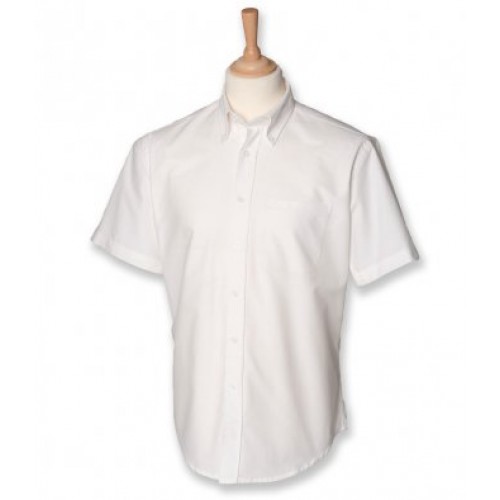 S/sleeve Classic Oxford Shirt | WHITE