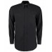 Gents Long Sleeve Oxford Shirt | BLACK or WHITE