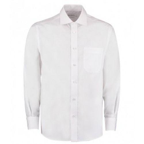 Prem Non Iron Corp L/s Shirt | WHITE