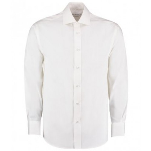 Long Sleeved Oxford Shirt | WHITE
