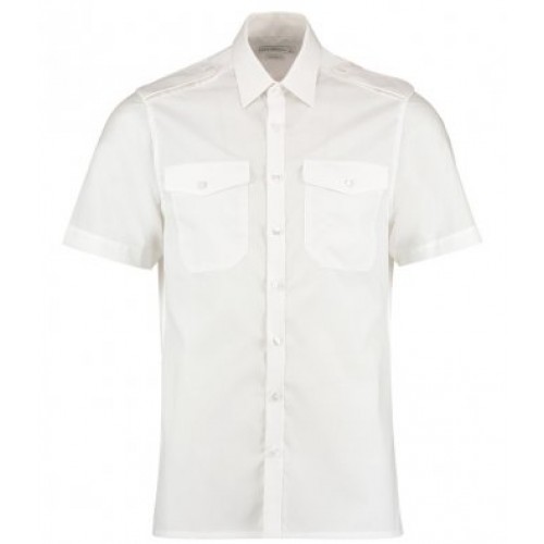 Pilot Short Sleeved Shirt | WHITE