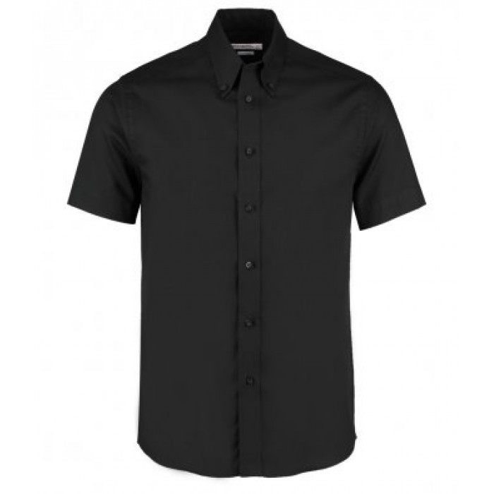 Tailored Premium S/s Oxf Shirt | BLACK