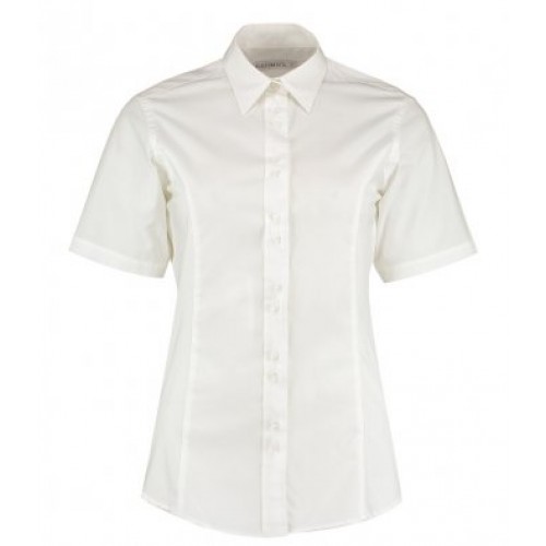 KK387 - Ladies S/s City Business Shirt | WHITE