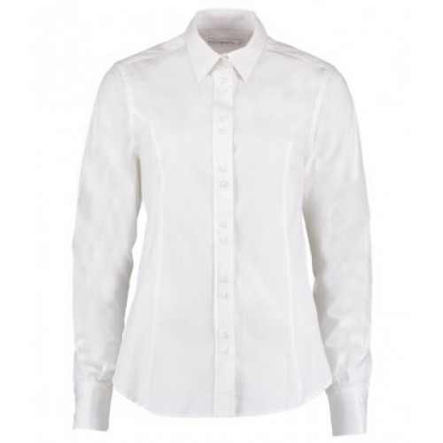 KK388 - Ladies L/s City Business Shirt | WHITE