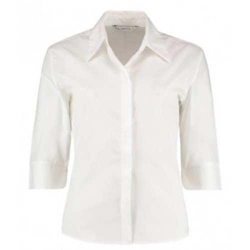 KK715 - Ladies 3/4 Sleeve Blouse | WHITE