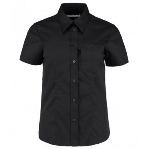 KK719 - Corporate Oxford Shirt S/s Pkt | BLACK