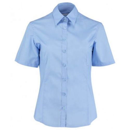 KK742 - Ladies S/s Business Shirt | LIGHT BLUE