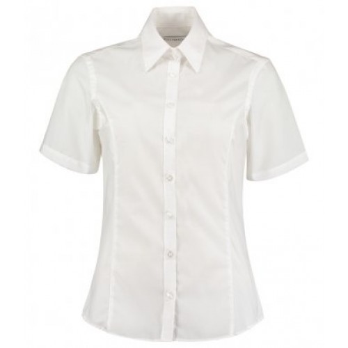 KK742 - Ladies S/s Business Shirt | WHITE