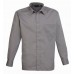 Poplin Long Sleeve Shirt | DARK GREY or SILVER