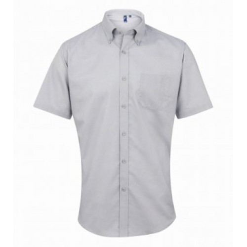Signature Mens Oxf S/s Shirt | SILVER