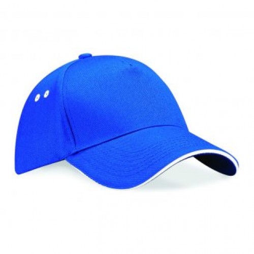 Contrast Ultimate 5 Panel Cap | BRIGHT ROYAL/WHITE