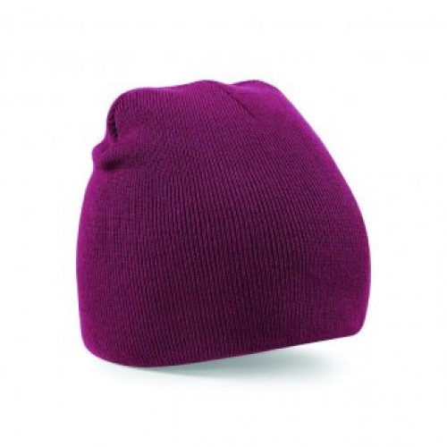 Beanie Knitted Hat | BURGUNDY