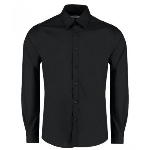 KK121 - BAR GEAR Hospitality Long Sleeve Shirt | BLACK