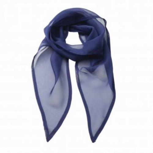 PR740 - Ladies Colours Chiffon Scarf | MARINE BLUE