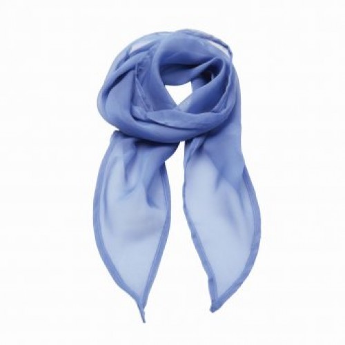 PR740 - Ladies Colours Chiffon Scarf | MID BLUE