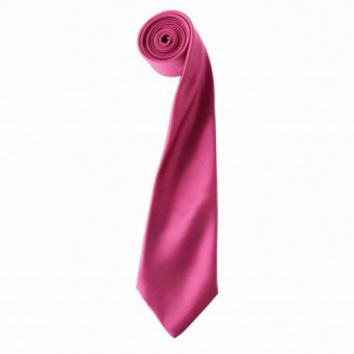 Colours Satin Tie | HOT PINK