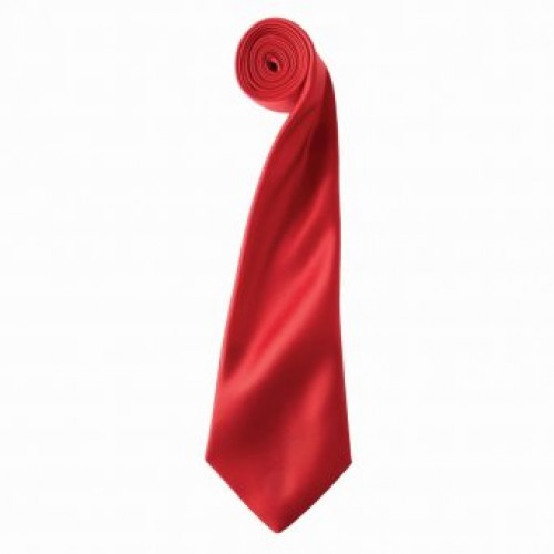 Colours Satin Tie | RED