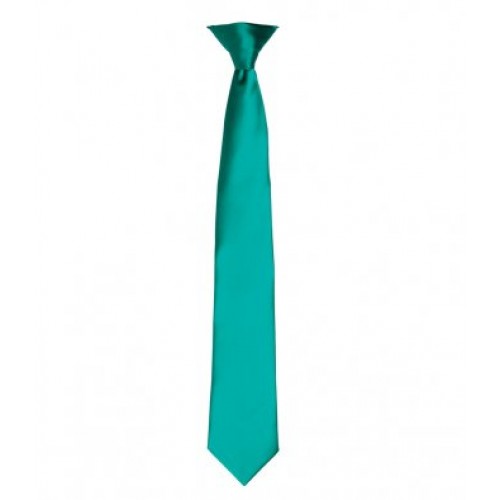 PR755 - Satin Fashion Clip Tie | EMERALD