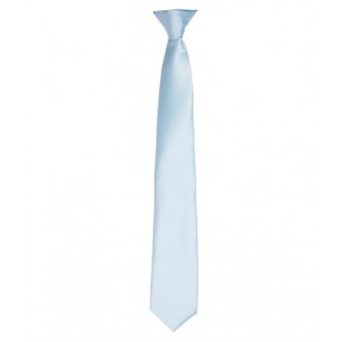 PR755 - Satin Fashion Clip Tie | LIGHT BLUE
