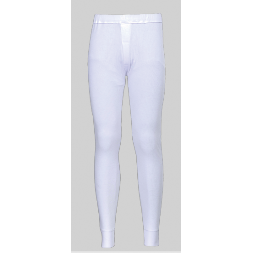B121 - Thermal Long Johns | White  CLEARANCE