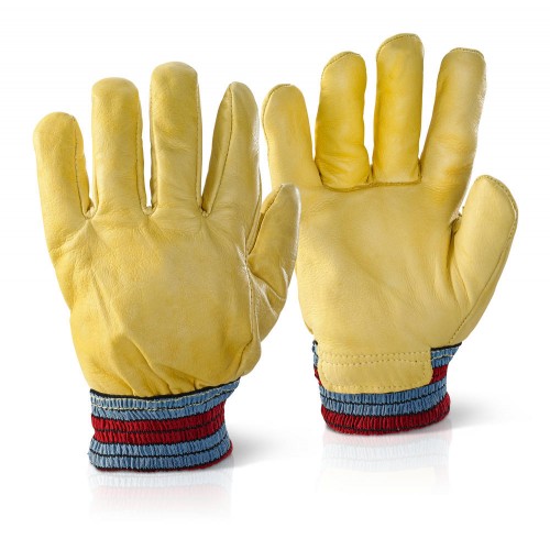  Fleece Lined Leather Gloves