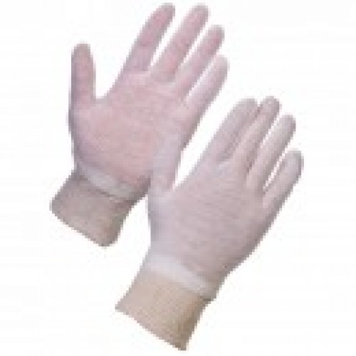 Stockinette K/W Cotton Gloves, Mens