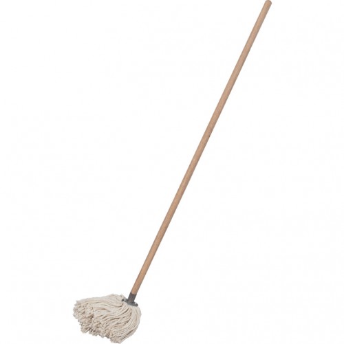 Wool Mop No. 12 with Wooden Handle