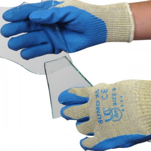 X5 Kevlar Cut Latex Palm Gloves Med (08)