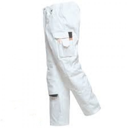 S817 - Painters Trousers | White | TALL