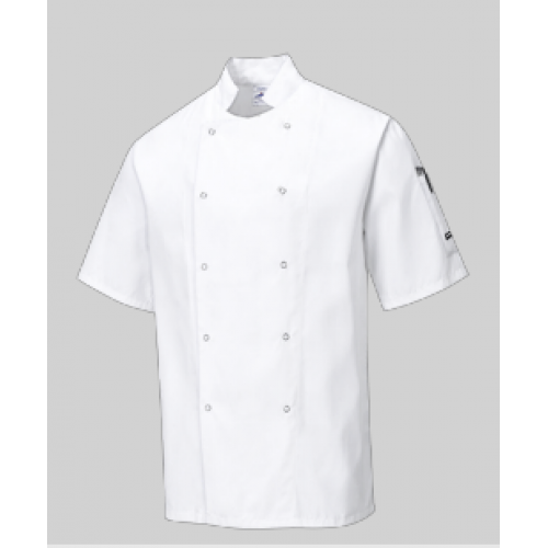 Cumbria S/S Chefs Jacket | White 