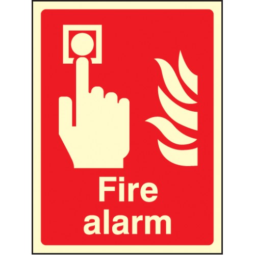 Fire Alarm Diabond 400x600mm