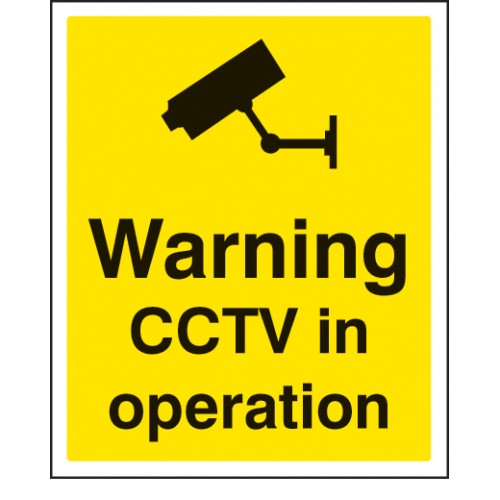 Warning CCTV In Operation